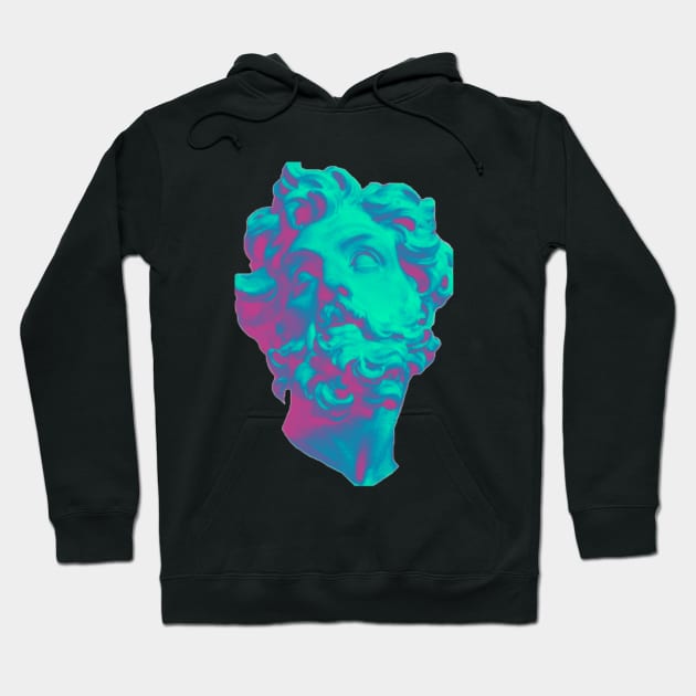 Vaporwave man Hoodie by LecricJr